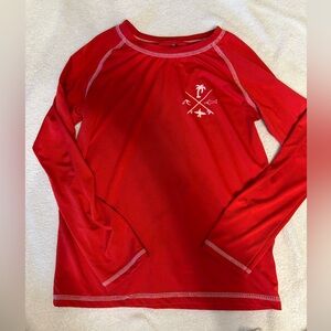 Seven7 Kids Red Long Sleeve Tee Rash guard